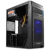 RAMPAGE Castrum Peak-420W Siyah 2*USB3.0+2*USB 12cm Mavi LED Fan Oyuncu - 1